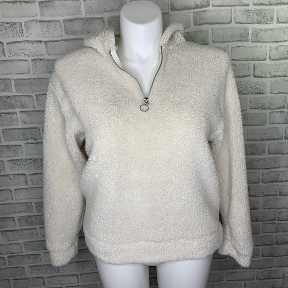 Topshop Tops - TOPSHOP Teddy Bear Pullover Hoodie